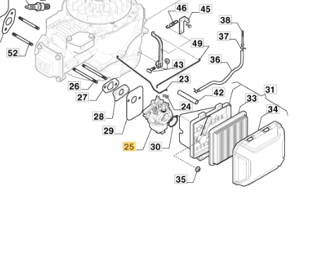 Karburators WBE170 LS Combi 753/Combi 53/MultiClip 750