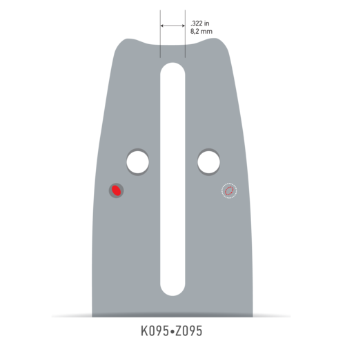 Рейка 13 дюймов 0,325 1,5 мм