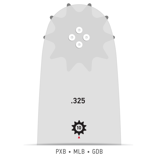 Рейка 13 дюймов 0,325 1,3 мм