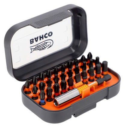 BAHCO Trieciena uzgaļu komplekts Slotted/ Phillips/ Pozidriv/ TORX