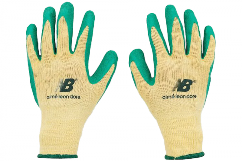 Перчатки садовые - зеленые ( М )