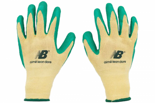 Перчатки садовые - зеленые ( М )