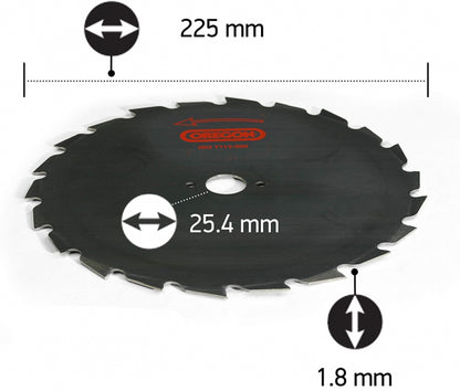 Втулочный каток Oregon Maxi 225/25,4 мм