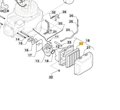 Gaisa filtrs papīra RM55