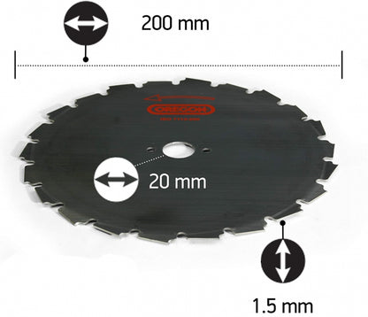 Втулочный каток Орегон EIA 200/20 мм