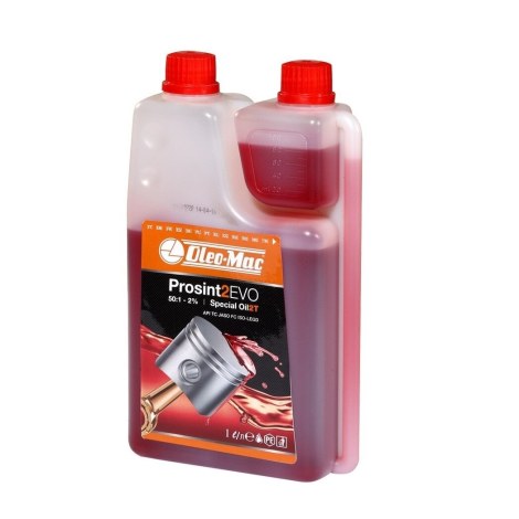 Масло для 2-х тактных двигателей Oleo-Mac 1л с дозатором