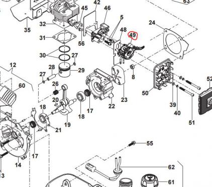 Karburators SBC232D/BC535B
